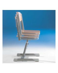 Schülerstuhl Aluflex, dynamische Sitzfläche, höhenverstellbar, Sitzhöhe: 38 - 50 cm
