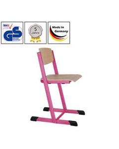 Schulstühle H-Form, offener Sitzträger