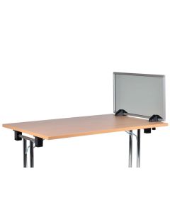 Tischblende | Sichtschutz mit Plexiglas und Aluminiumrahmen