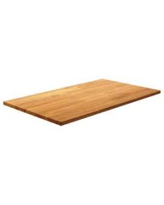 Massivholz-Tischplatten Eiche 18 mm, eckig