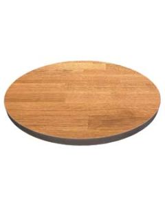 Massivholz-Tischplatten Eiche 18 mm, rund
