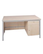 Lehrertisch Modern mit Front- und Seitenblenden, Variante IV