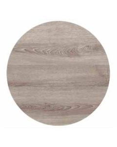 Topalit-Tischplatte Classicline, Dekor Wood 0227 - Messina Oak, Ø 60 cm