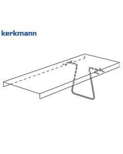 Kerkmann Klemmbügel für Freiarm-Regal Univers, verzinkt