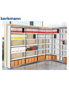 Kerkmann Regalfelder für Büro-Regal Progress 2000, Rahmenfarbe Silber