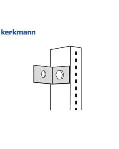 Kerkmann Wandverbinder für Freiarm-Regal Univers, Farbe: Lichtgrau