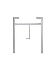 H-Gestell NORA, klappbar, für Tischplattentiefe 40 - 50 cm, 1 Paar, Lichtgrau