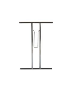 T-Gestell XL, klappbar, für Tischplattentiefe 60 - 100 cm, 1 Paar, Chrom