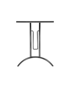 T-Gestell Swing, klappbar, für Tischplattentiefe 60 - 100 cm, 1 Paar, Chrom