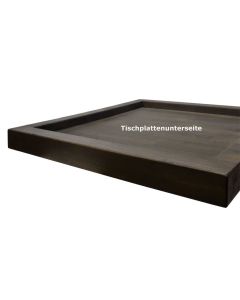 Massivholz-Tischplatten Buche, eckig, Randaufdoppelung auf 54 mm